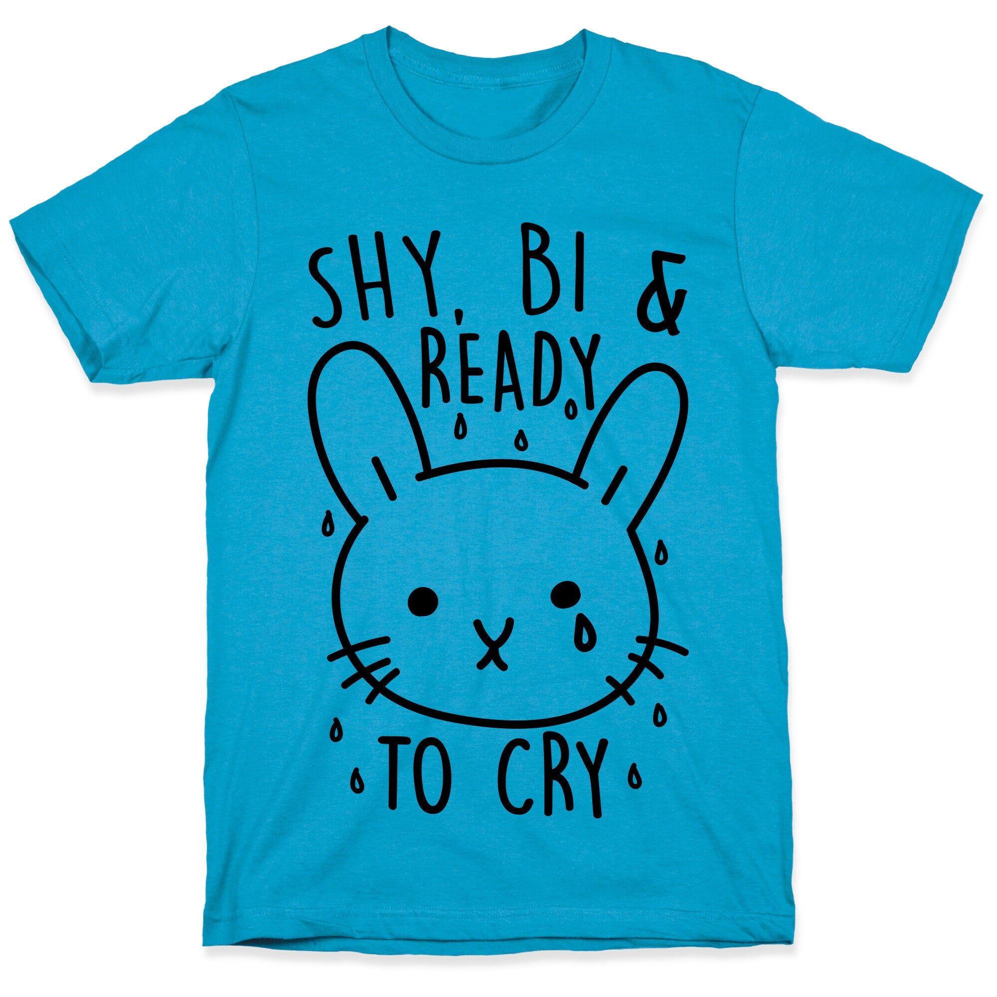Shy Bi and Ready to Cry Unisex Triblend Tee